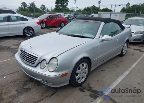 2003 Mercedes-Benz Clk 320 from USA, damaged, VIN WDBLK65G73T140340